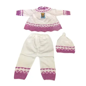 ست 3 تکه لباس بافتنی نوزادی مدل نینو _BAN _15