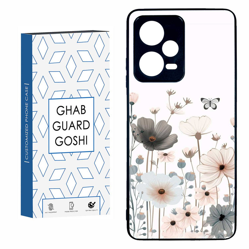 کاور قاب گارد گوشی طرح گل کد TPU-135 مناسب برای گوشی موبایل شیائومی  REDMI NOTE 12 PRO 5G