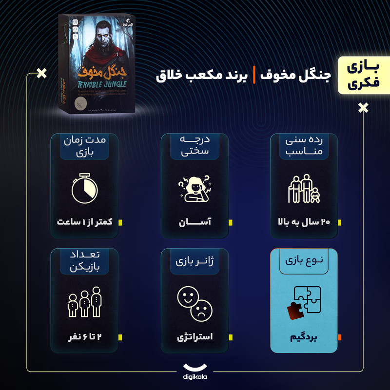 بازی فکری مدل جنگل مخوف کد 026