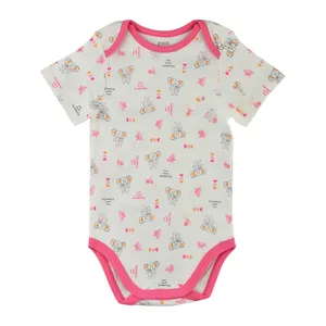 بادی آستین کوتاه نوزادی مدل MDSS-CH3934