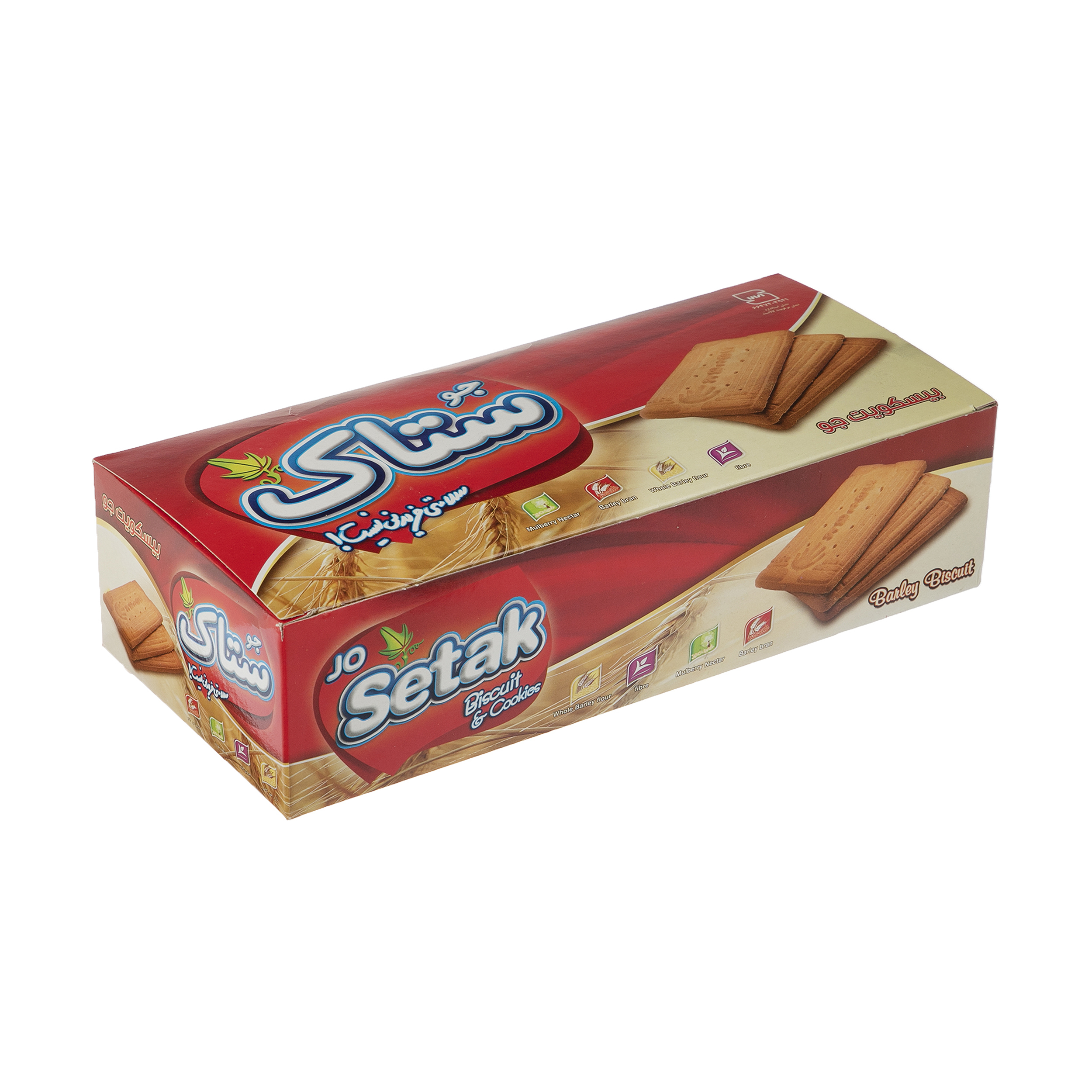 بیسکویت جو ستاک - 400 گرم 