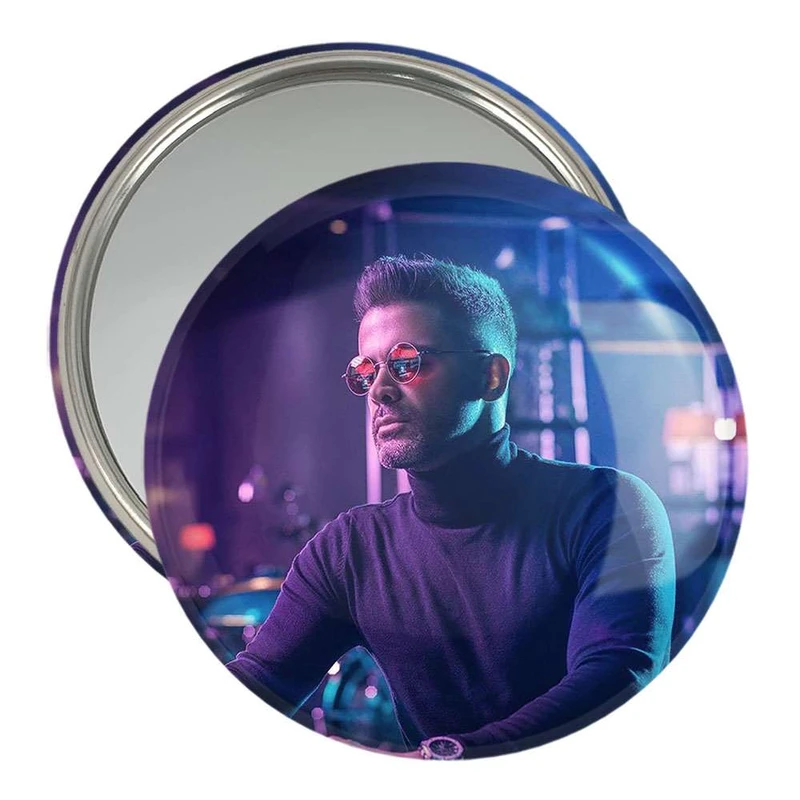 آینه جیبی خندالو طرح سیروان خسروی  کد 3997