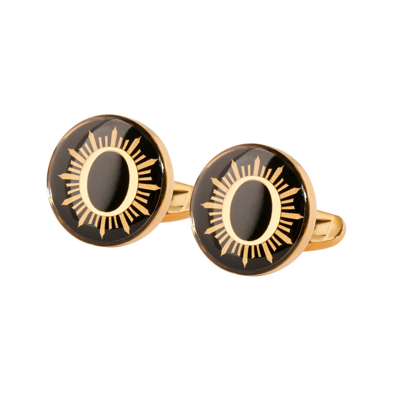 دکمه سردست مردانه الون طرح خورشید دکمه سردست مردانه الون طرح خورشید