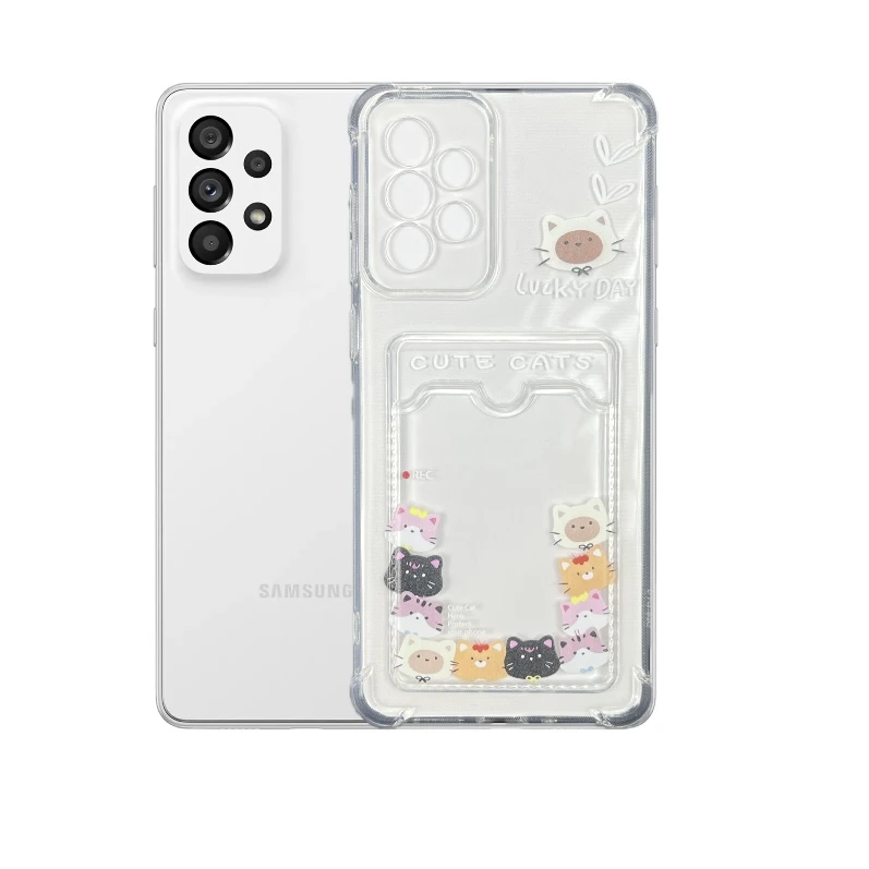 کاور طرح خانواده گربه ها مناسب برای گوشی موبایل سامسونگ Galaxy A53
