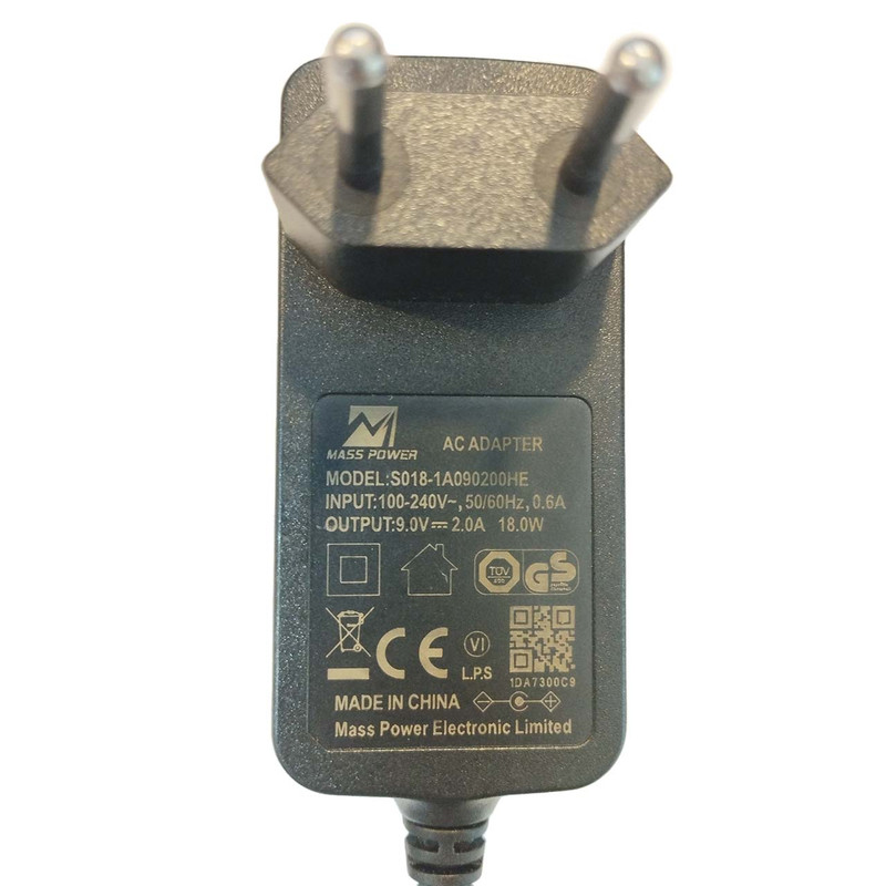 آداپتور 9 ولت 2 آمپر مس پاور مدل s018-9v1a