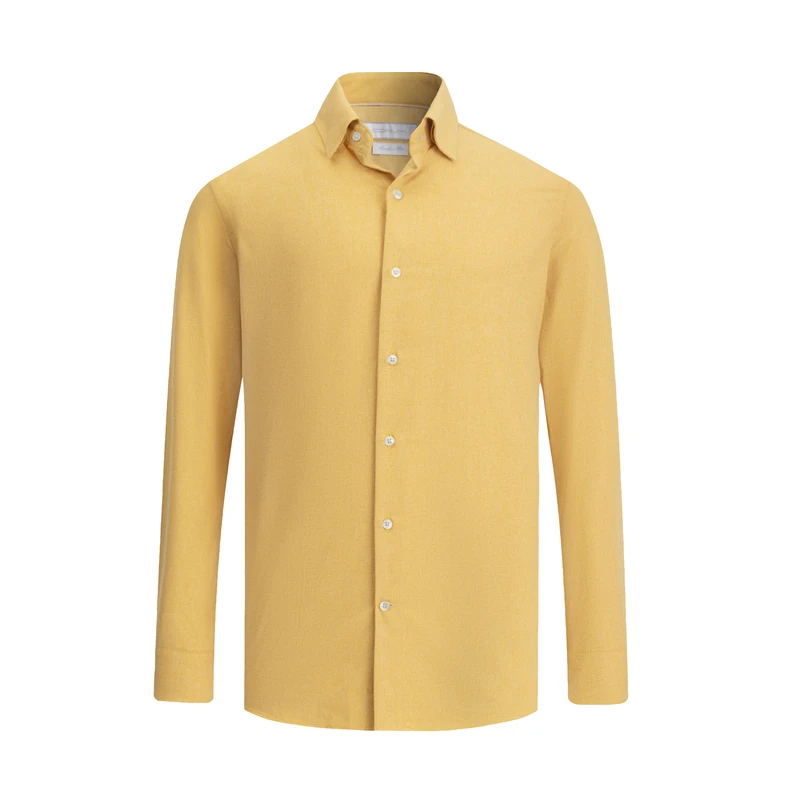 پیراهن آستین بلند یقه برگردان مردانه کروم مدل 2520112