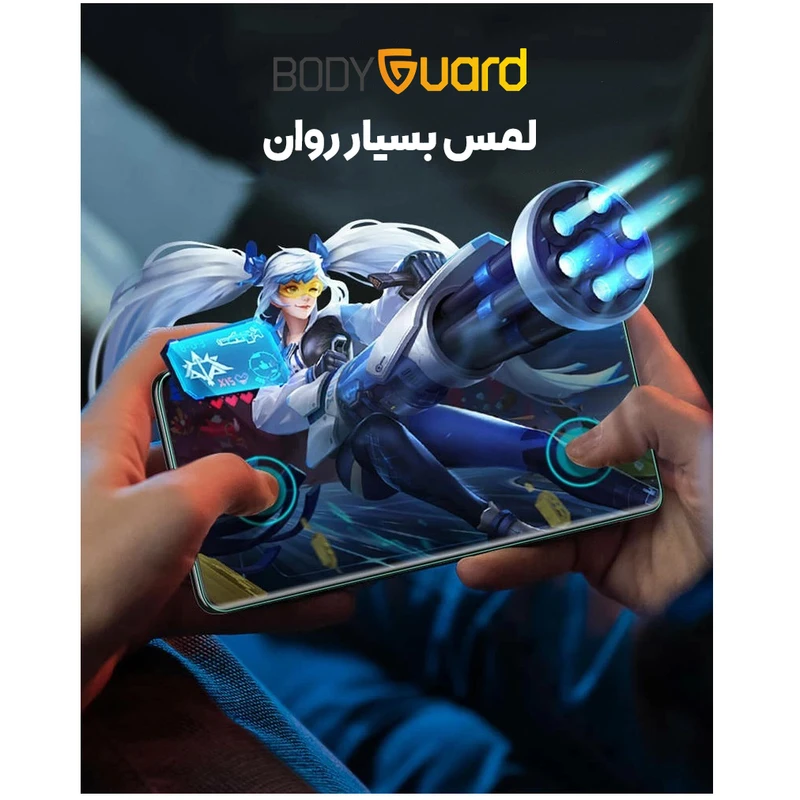 عکس شماره 7 : محافظ صفحه نمایش بادیگارد مدل hydrogel مناسب برای گوشی موبایل شیائومی redmi note 14 pro