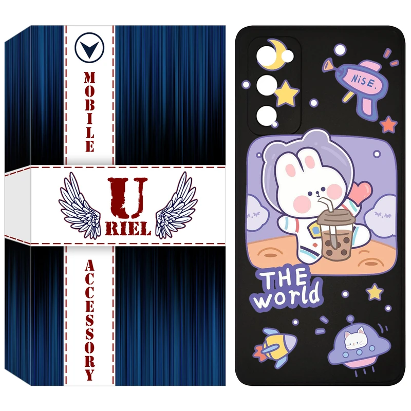 کاور یوریل مدل KSH کد 8 طرح خرگوش فضانورد مناسب برای گوشی موبایل سامسونگ Galaxy S20 FE