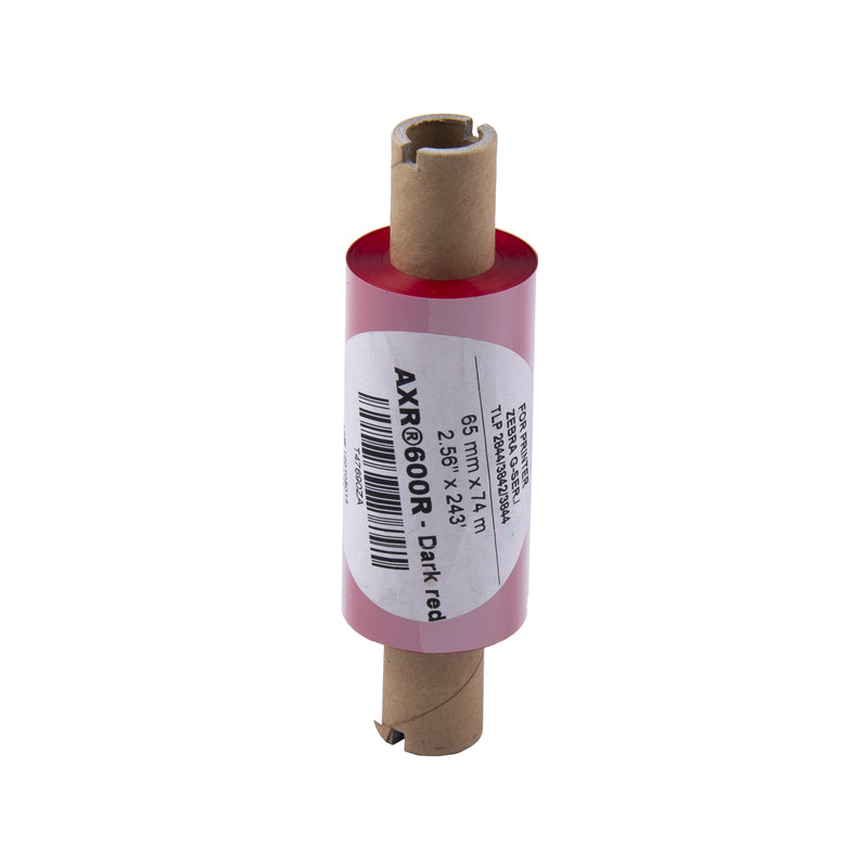 ریبون رنگی پرینتر لیبل زن مدل Super Resin 65mm x 74m