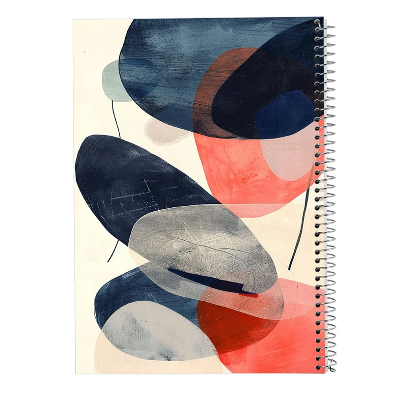 دفتر ژورنال نویسی 50 برگ مدوپد مدل نقطه ای طرح اشکال فانتزی کد DF16091