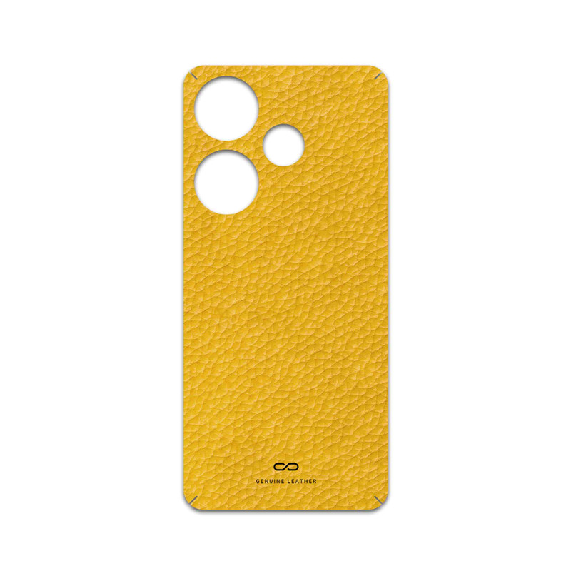 برچسب پوششی ماهوت مدل Mustard-Leather مناسب برای گوشی موبایل شیائومی Poco F6
