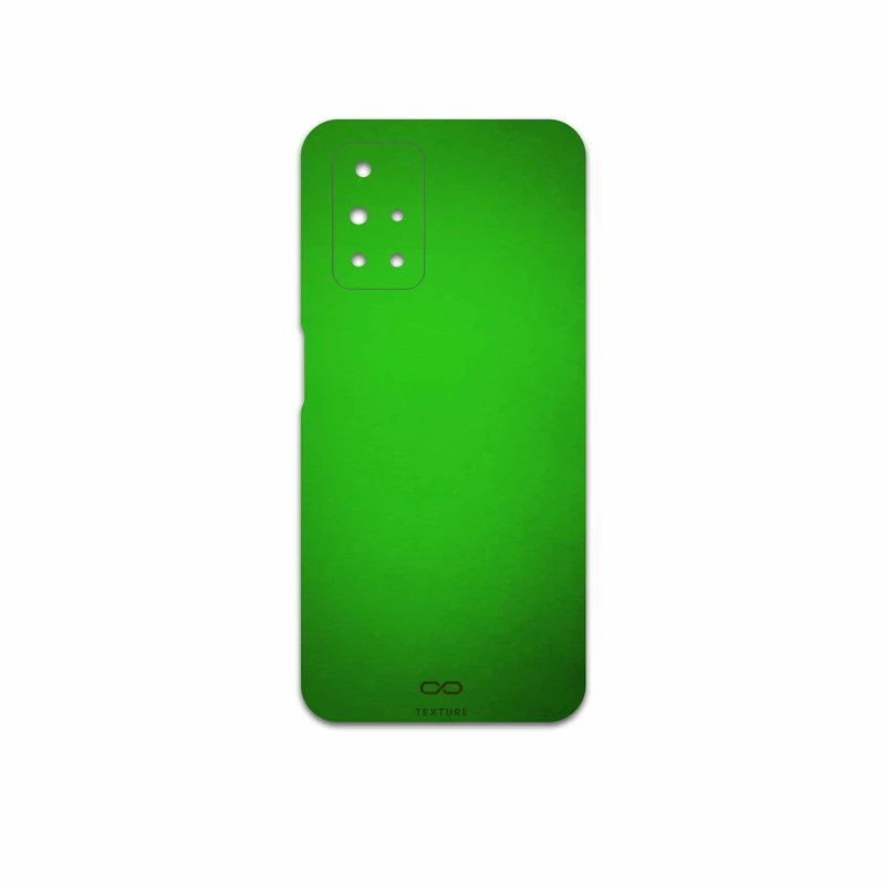 برچسب پوششی ماهوت مدل Metallic-Green مناسب برای گوشی موبایل شیائومی Redmi 10