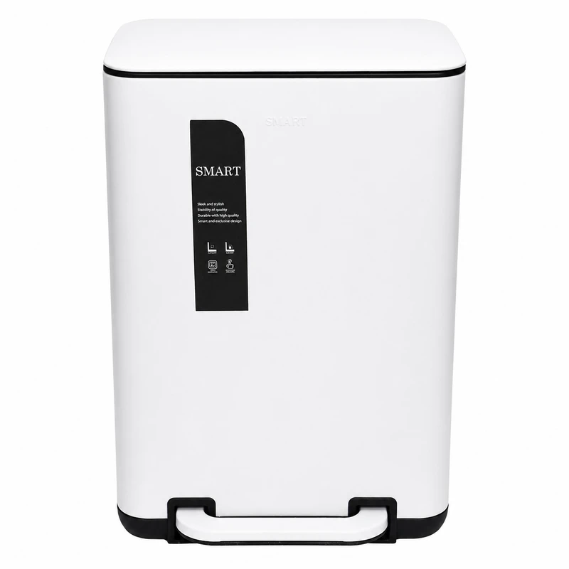 سطل زباله پدالی اسمارت مدل 697620W گنجایش 20 لیتر