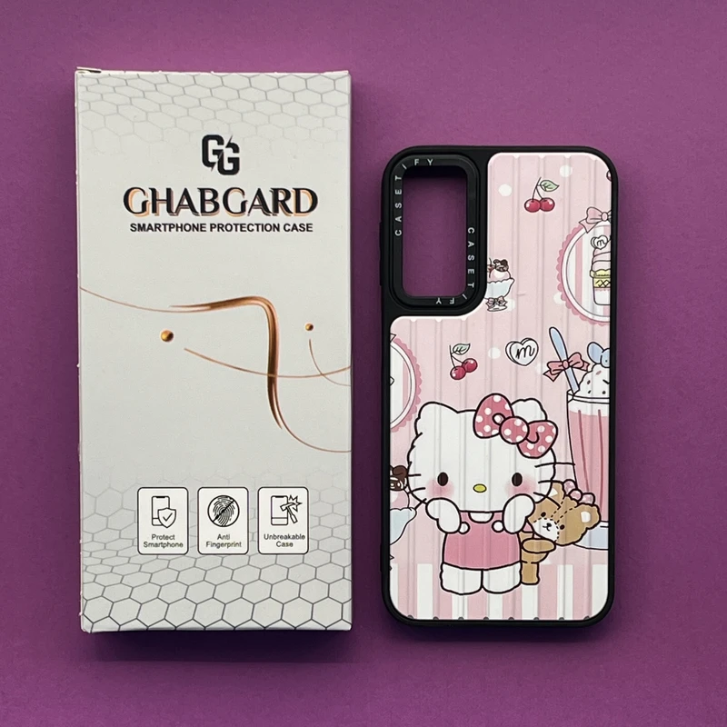 کاور قاب گارد مدل دورژله ای دخترانه مناسب برای گوشی موبایل سامسونگ Galaxy A24   