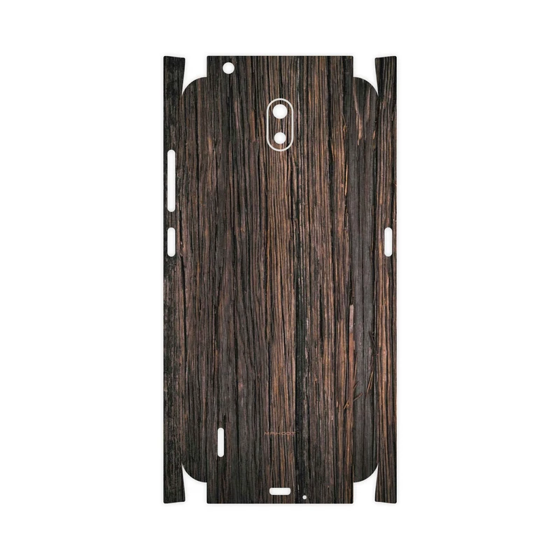 برچسب پوششی ماهوت مدل Burned-Wood-FullSkin مناسب برای گوشی موبایل نوکیا C1