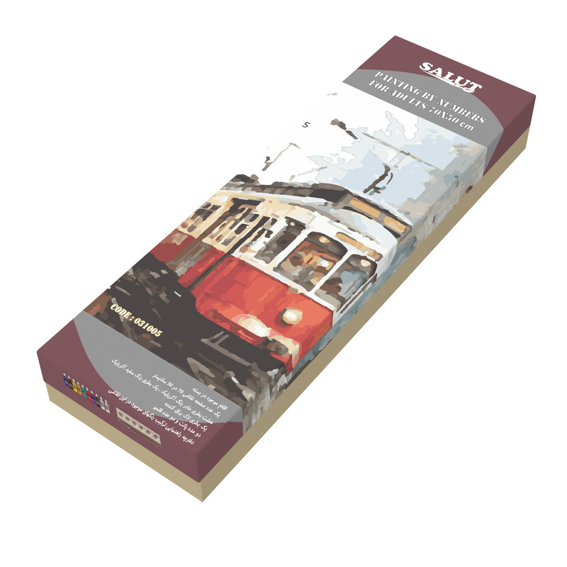 بسته رنگ آمیزی سالوت مدل آکرولیک کد 031005 مجموعه 18 عددی