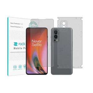 Matte Rockspace HyMTT screen protector suitable for OnePlus Nord 2 5G mobile phone with back protector
