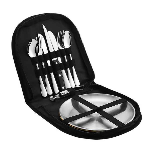 مجموعه ظروف سفری مدل  استیل AJ2010