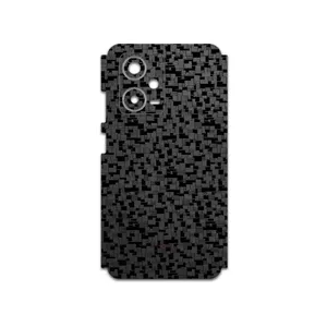 MAHOOT Black-Silicon Cover Sticker for Xiaomi Redmi Note 12 Pro Plus