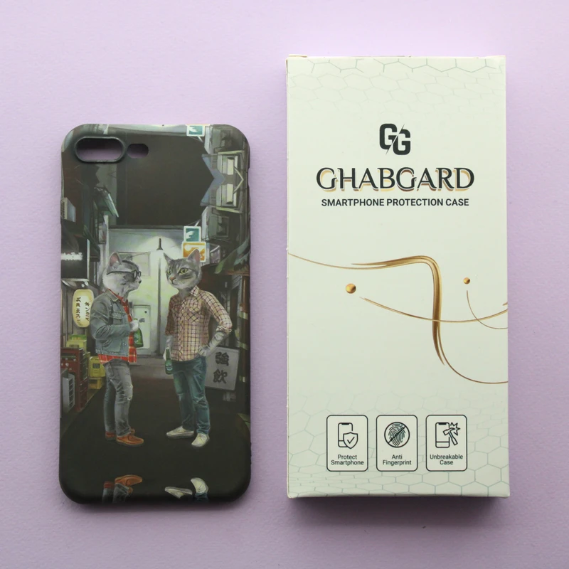 کاور قاب گارد مدل ژله ای پسرانه مناسب برای گوشی موبایل اپل iPhone 7 plus / 8 plus