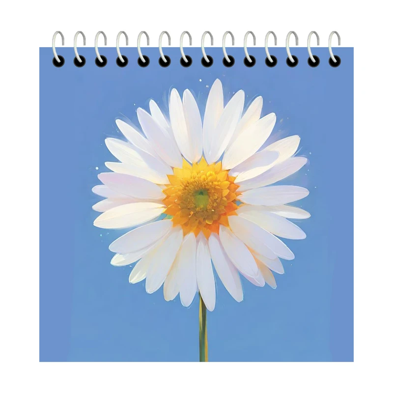 دفترچه یادداشت 50 برگ آلبالو مدل گل فانتزی کد 4091