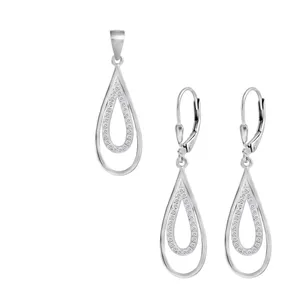 نیم ست نقره زنانه اقلیمه مدل NN444