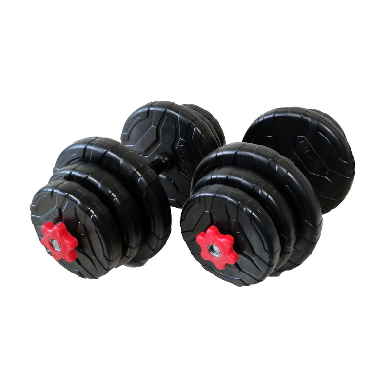 دمبل رادیس فیت مدل DVP-10-mix1 وزن 10 کیلوگرم بسته 2 عددی