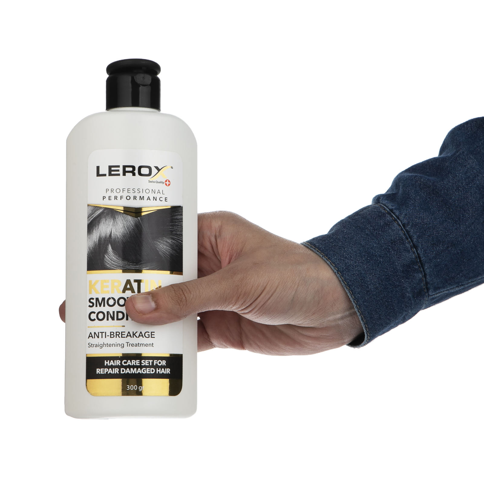شامپو مو لروکس مدل Nurturing & Hair Care حجم 300 میلی لیتر به همراه نرم کننده مو لروکس مدل Keratin حجم 300 میلی لیتر -  - 8