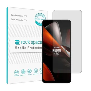 Rockspace transparent screen protector HyGEL model suitable for Xiaomi Redmi 13C mobile phone