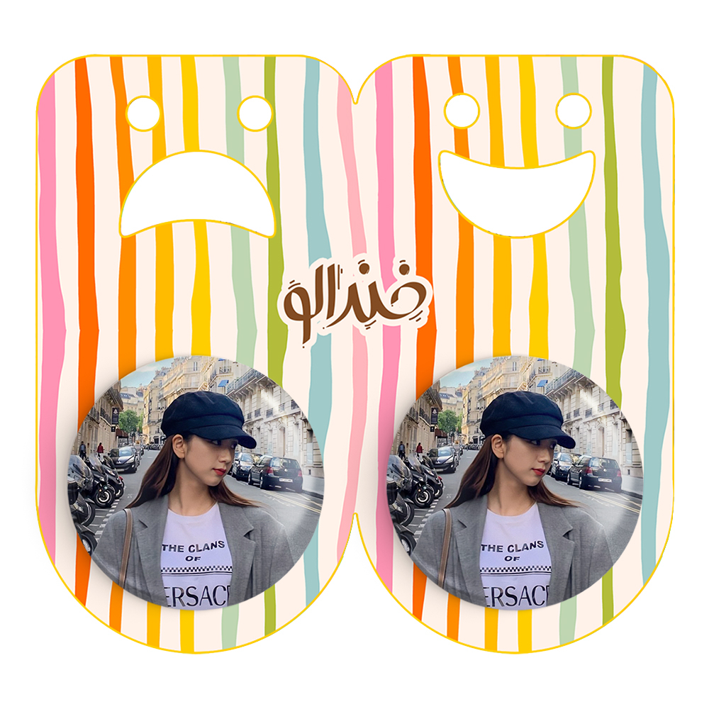 پیکسل خندالو مدل جیسو بلک پینک کد 14211 به همراه مگنت