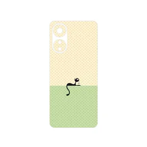 MAHOOT Minimal Internet Cat Icon Cover Sticker for Oppo A78 4G
