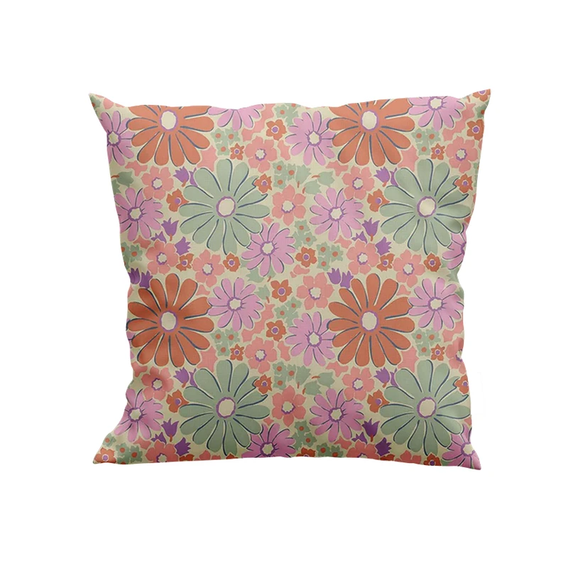 کوسن پاد آفرین مدل گل گلی کد DKK721