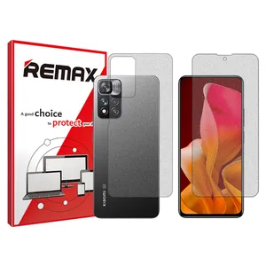 Remax brand shockproof Matte screen protector glass for Xiaomi Mi 11i along with the back protector