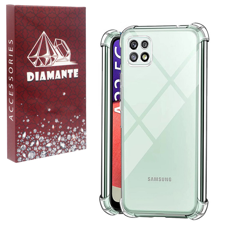 کاور دیامانته مدل بی رنگ مناسب برای گوشی موبایل سامسونگ Galaxy A22 5G