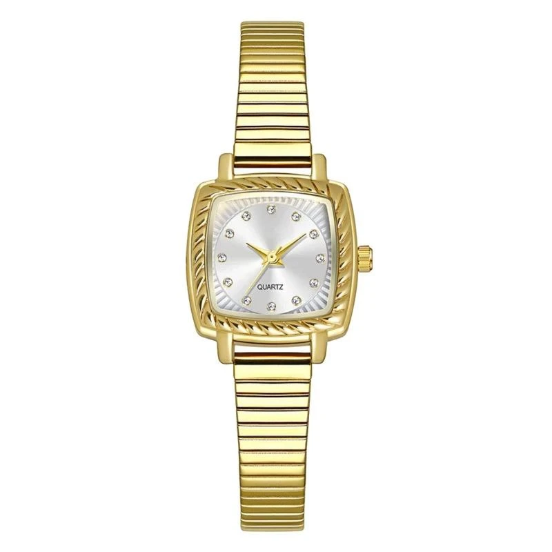 ساعت مچی عقربه ای زنانه مدل کوارتز بند ریلی کلاسیک کد 08