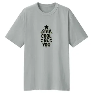 تی شرت زنانه مدل COOL کد LL38 رنگ طوسی