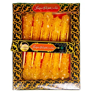 نبات چوبی زعفرانی مهگل 150 گرمی بسته 10 عددی