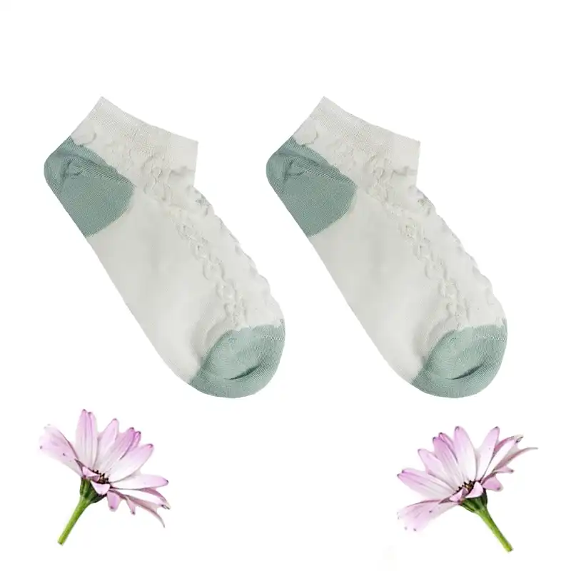 جوراب ساق کوتاه دخترانه کد 150009