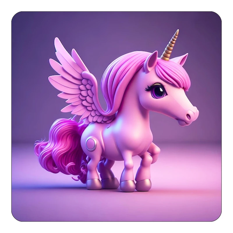 مگنت کاکتی طرح اسب تک شاخ و یونیکورن مدل mp31791