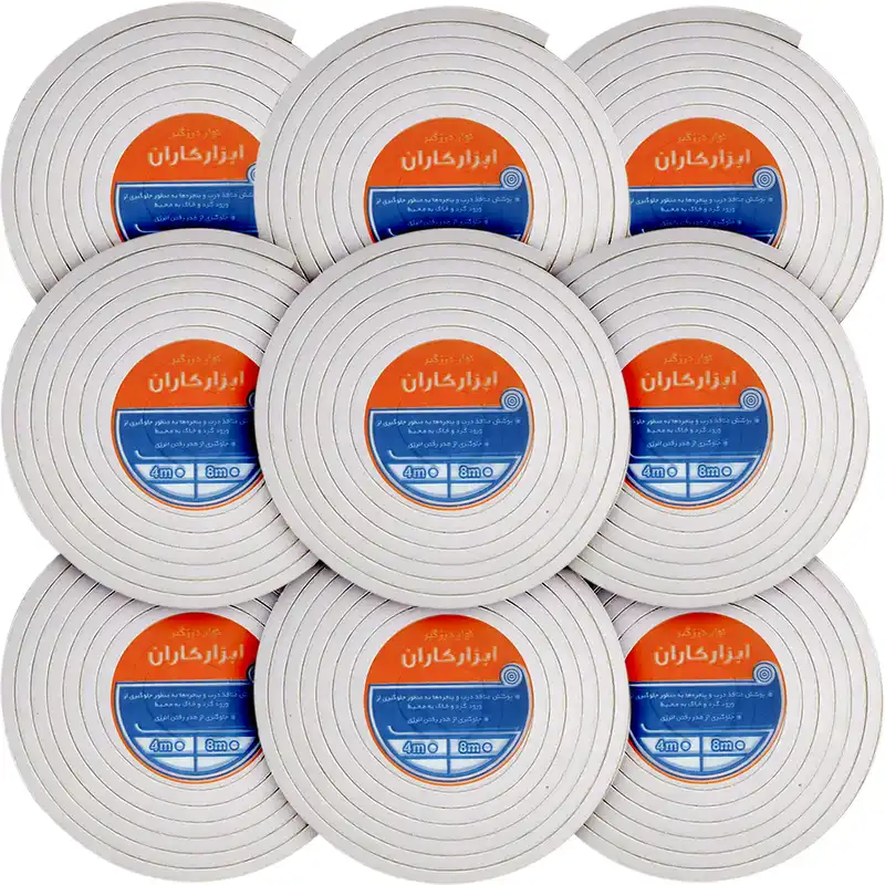 نوار درزگیر ابزار کاران مدل FOM1 طول 4 متر بسته 9 عددی