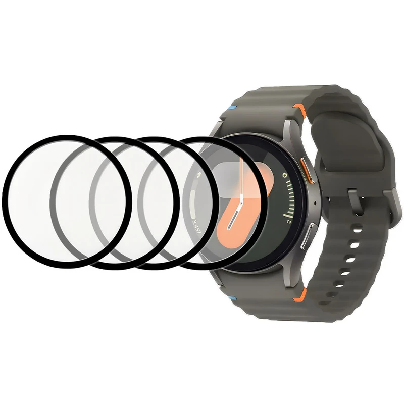 محافظ صفحه نمایش انتک مدل PMMA مناسب برای ساعت هوشمند سامسونگ Galaxy Watch 7 40mm بسته چهار عددی