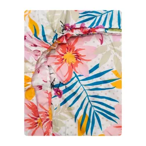 ملحفه آدنو مدل Summer کد CH70 دونفره سایز 160x200 سانتی متر