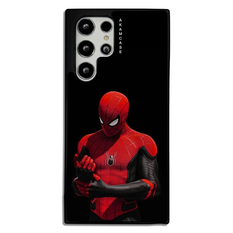 کاور آکام مدل AMC-WSGS22U-SPIDER MAN2 مناسب برای گوشی موبایل سامسونگ Galaxy S22 Ultra