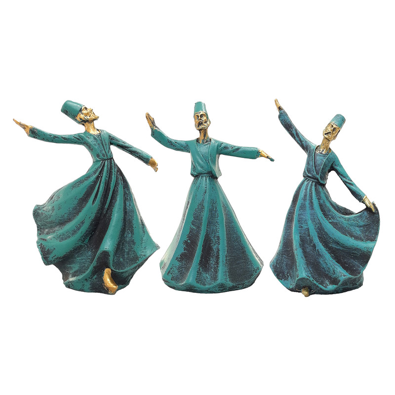 مجسمه طرح رقص سماء کد 110RS مجموعه 3 عددی
