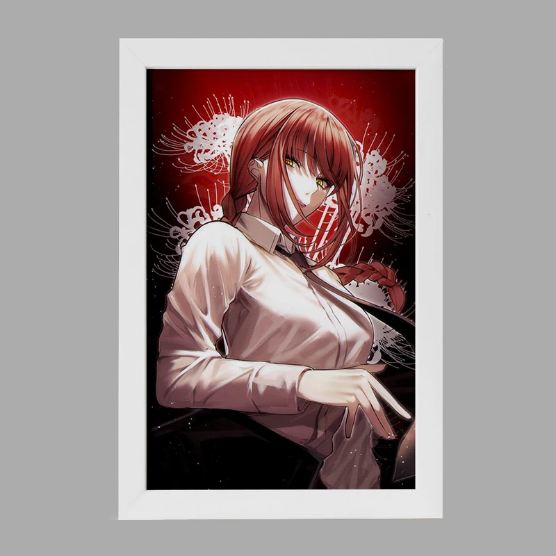 تابلو خندالو مدل ماکیما انیمه مرد اره ای Chainsaw Man  کد 22307