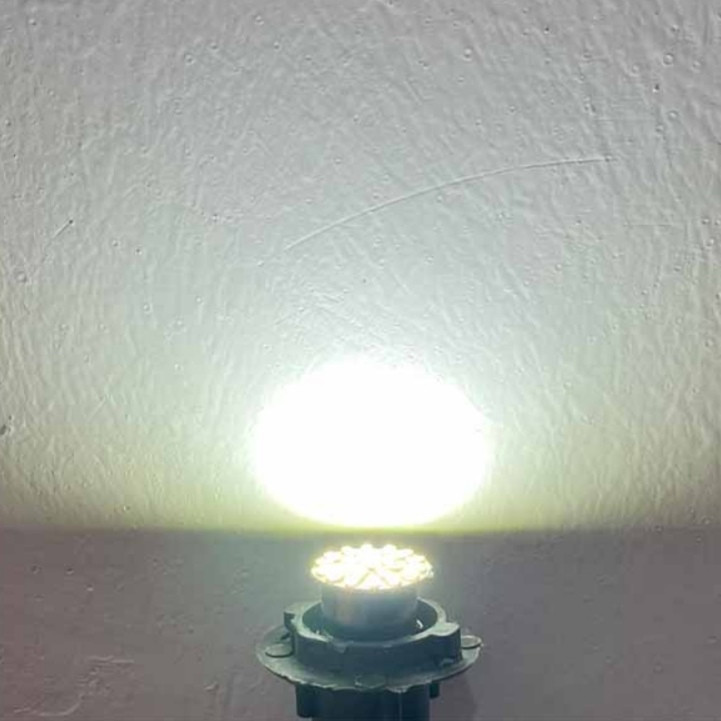 لامپ چراغ عقب خودرو تک کنتاکت مدل فندقی پایه 1156 کد LED بسته دو عددی