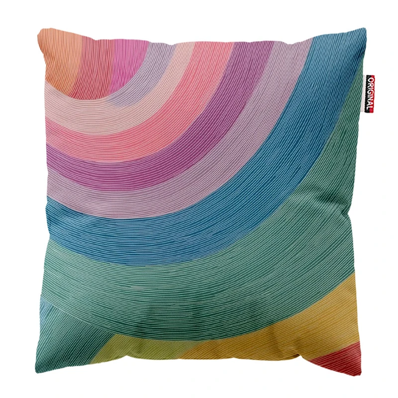  کوسن پاد آفرین طرح رنگی زیبا کد 2988 سایز 30*30 سانتی متر