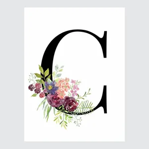 کارت پستال ماهتاب مدل حرف C کد 1602