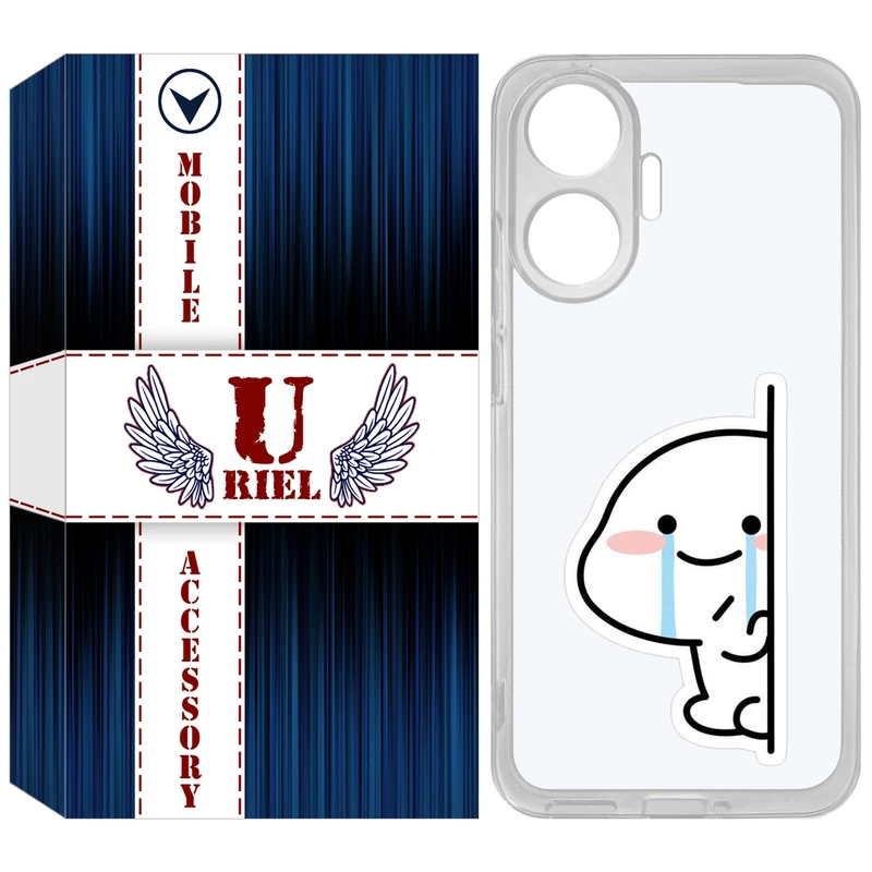 کاور یوریل مدل Clear کد 91 طرح اشک مناسب برای گوشی موبایل شیائومی Poco F7