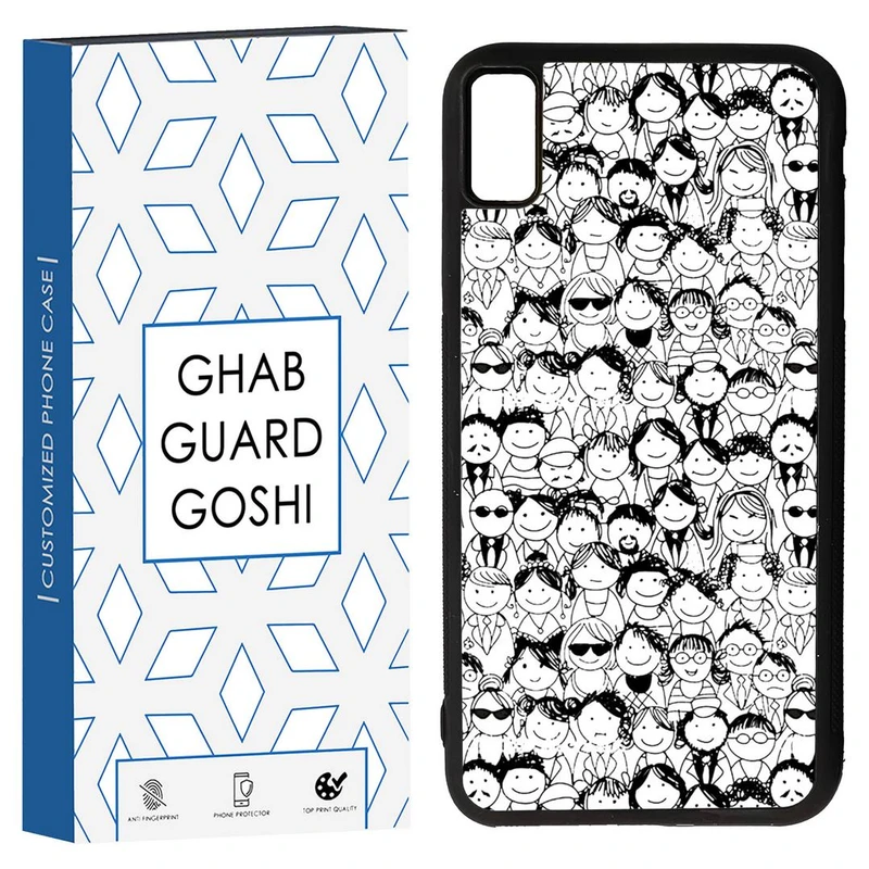 کاور قاب گارد گوشی طرح آدمک کد TPU-076 مناسب برای گوشی موبایل اپل Iphone XS MAX/ Iphone X MAX